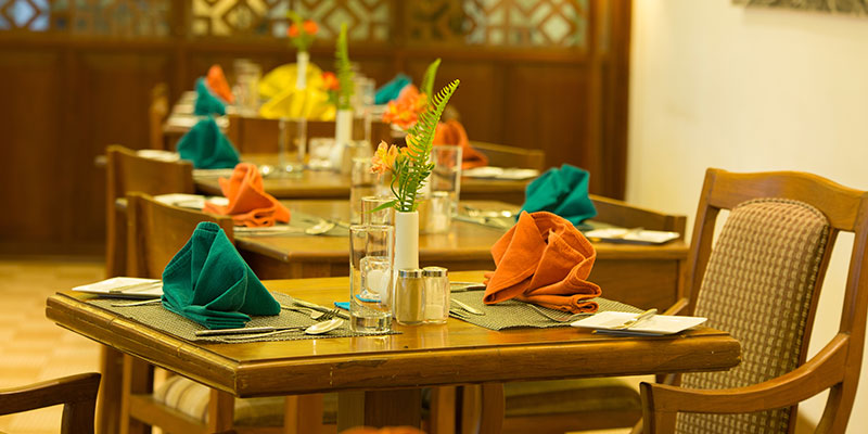 Dining Area of a Hotel in Kandy