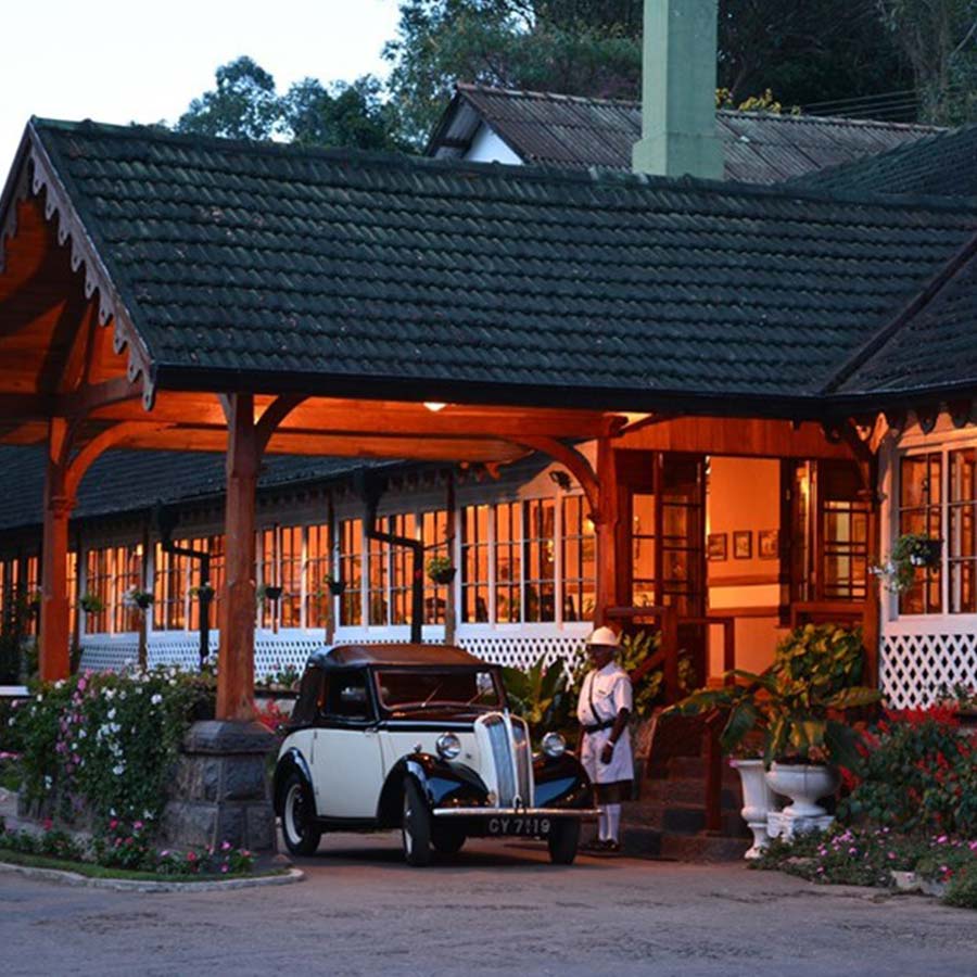 Outside of a Hotel in Bandarawela