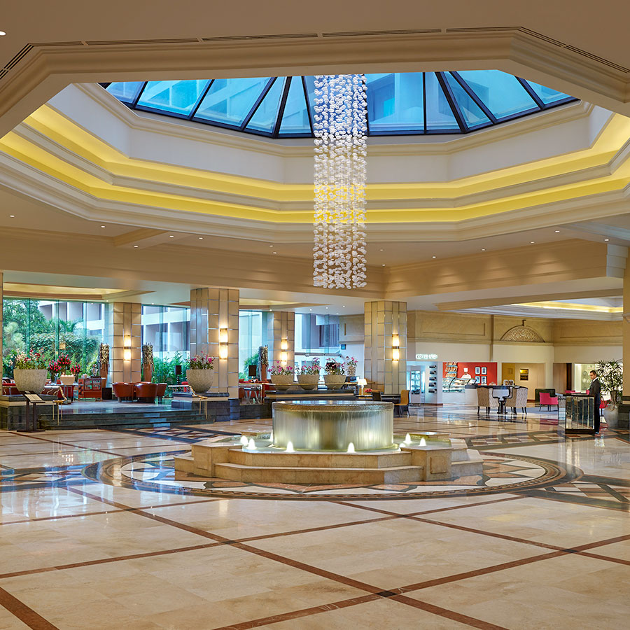 Lobby Area of a Luxury Hotel in Colombo