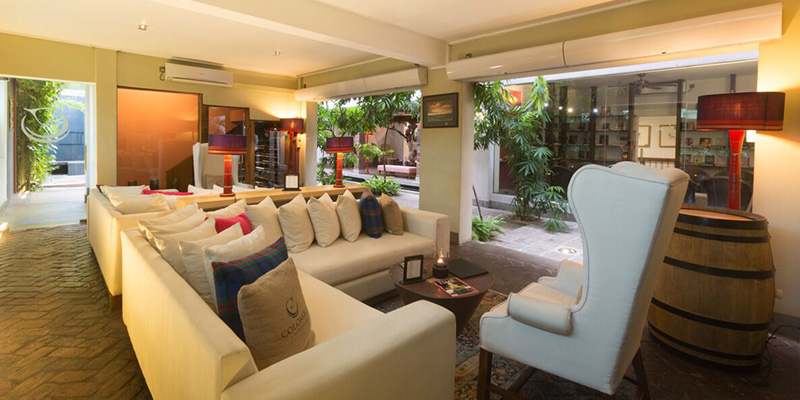 Relaxation Area of Hotel in Colombo
