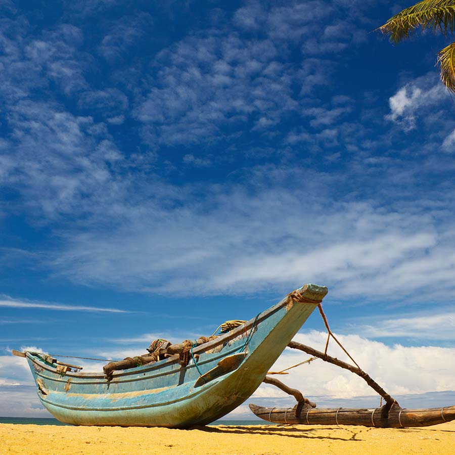 Beach Views of a Sri Lankan Beach