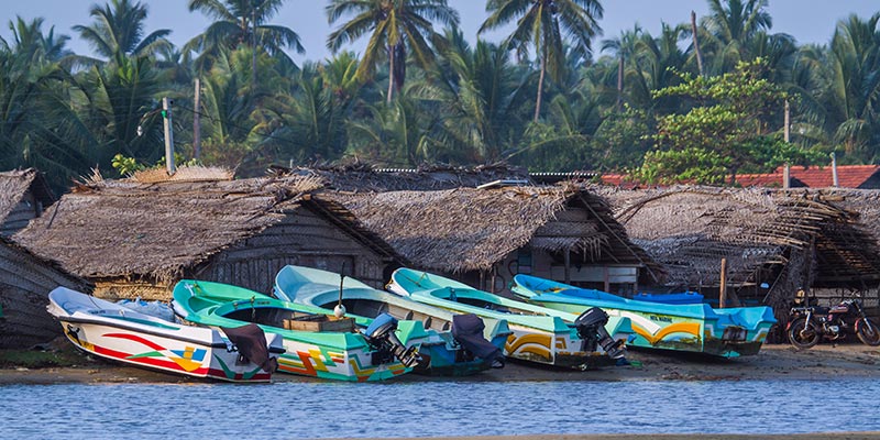 Fishing Boats in Kalpitiya Beach