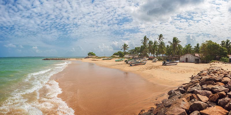 Beach Views of a Sri Lankan Beach