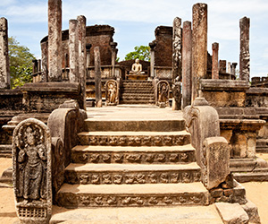 Ancient Ruins in Polonnaruwa