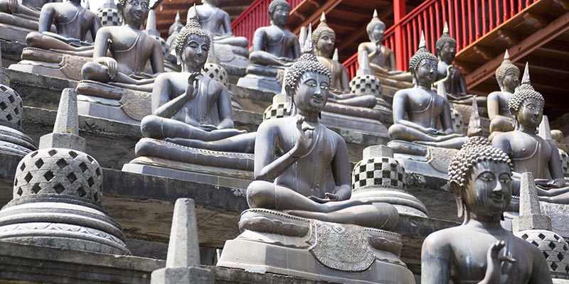 Buddha Statues in Colombo