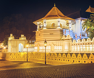 Night View of the Dalada Maligawa