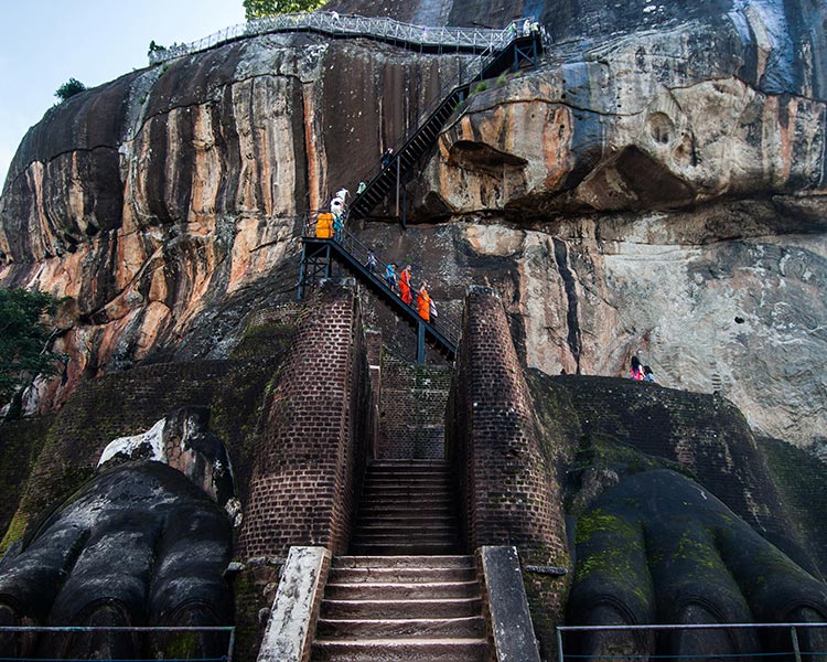Lion Entrance of Sigiriya Rock