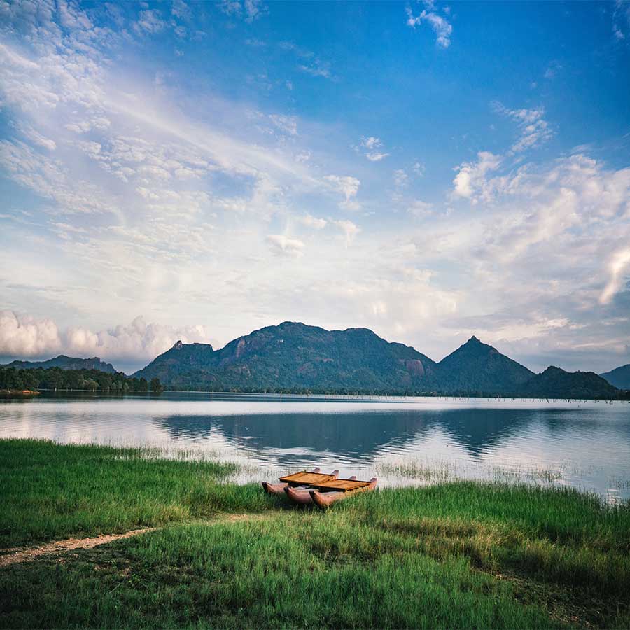 Morning View of the Amaya Lake