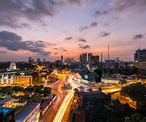 Night View of the Colombo City