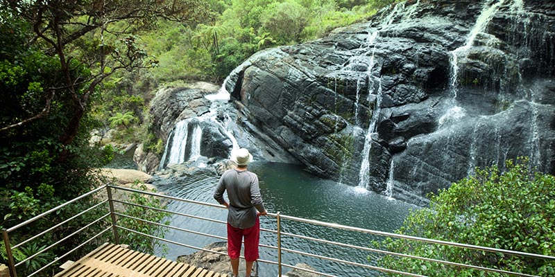 Bakers Falls in Horton Place