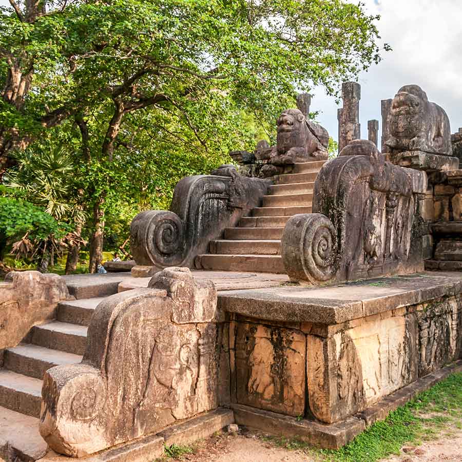 Ancient Ruins in Polonnaruwa