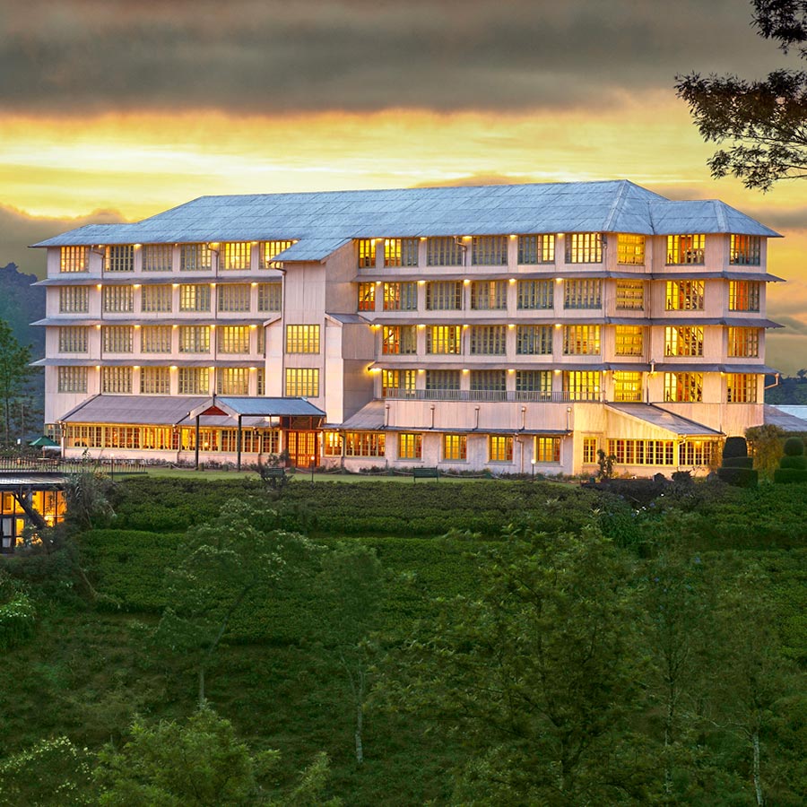 Evening Sky View of  Hotel in Kandy