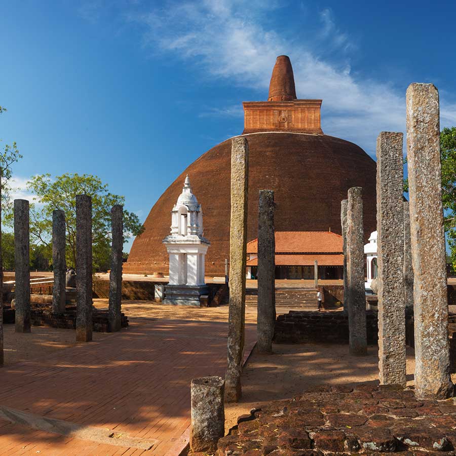 Buddhist Stupa in Anuradhapura