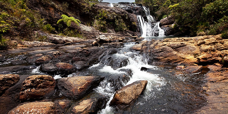 Bakers Falls in Horton Place