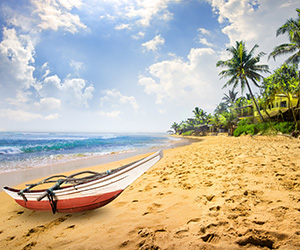 Beach Views of a Sri Lankan Beach