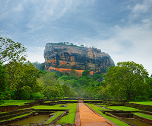 Sigiriya from the Entrance Road