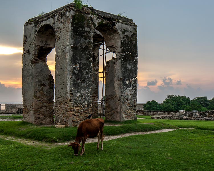 Dutch Fort Jaffna In the Evening