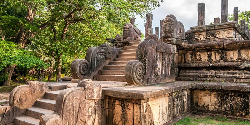 Ancient Ruins in Polonnaruwa